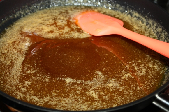 Golden syrup, butter, brown sugar